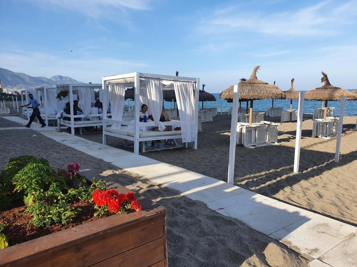 Luxury Beachfront Apartment With Pool, Sauna, Fitness And Gym In Province Malaga, Andalusia Mijas Exteriör bild